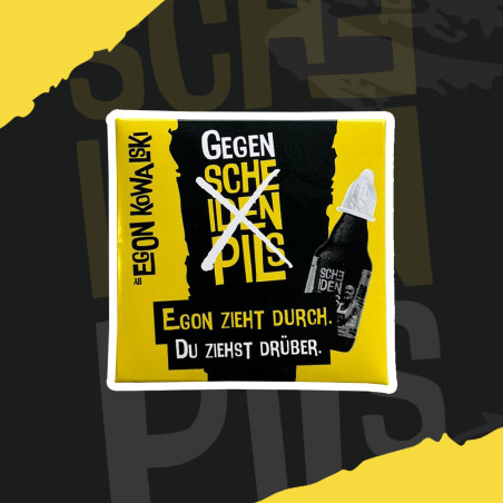 Das Kondom "Gegen Scheidenpils"