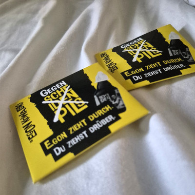 3er Set Kondome "Gegen Scheidenpils"