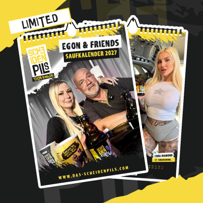 ScheidenPils Saufkalender 2027 - Egon & Friends