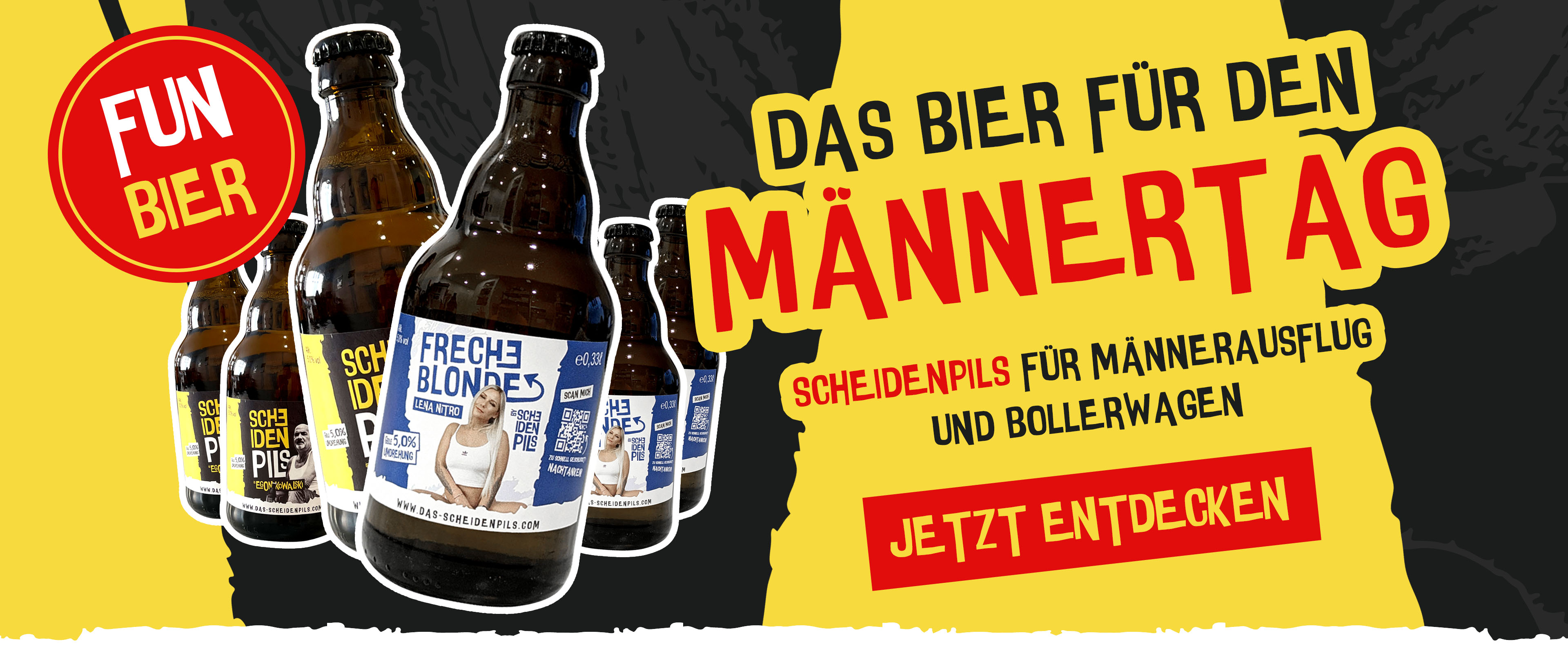 Party Bier & Fun-Bier – Scheidenpils