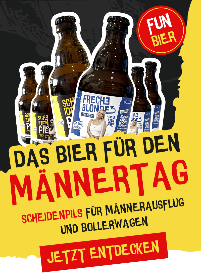 Party Bier & Fun-Bier – Scheidenpils