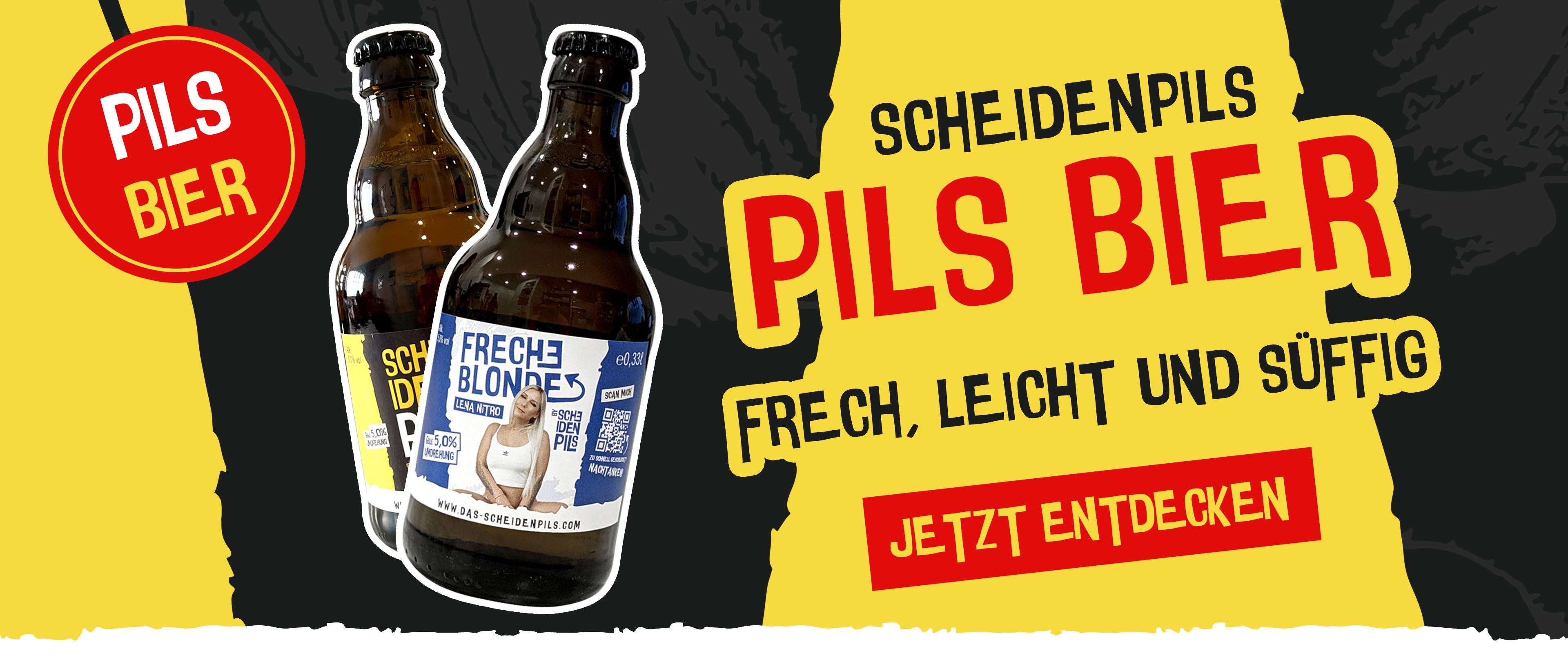 Party Bier & Fun-Bier – Scheidenpils